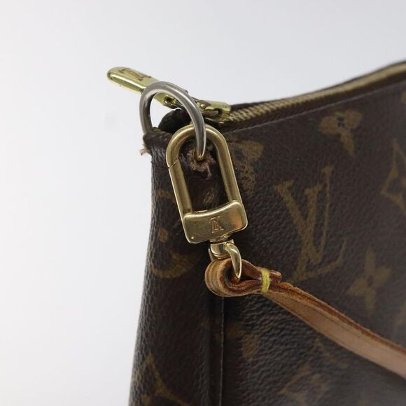 Louis Vuitton Pochette Accessoire Brown Canvas Clutch Bag (Pre-Owned) - Picture 12 of 16